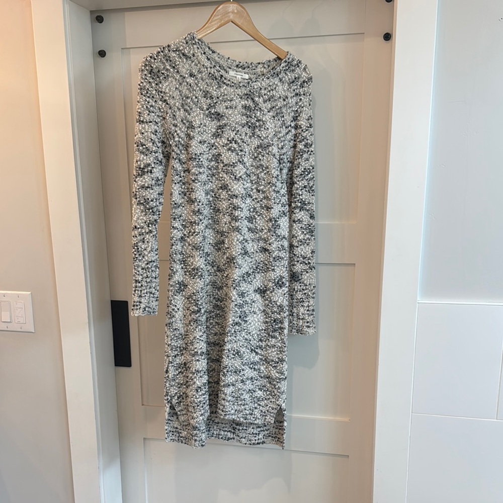 Stylish Gray Knit Dress
